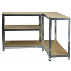 Raft metalic, 5 nivele depozitare, sarcina maxima totala 875 kg,180x90x30 cm