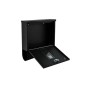 Cutie postala cu suport pentru ziare, 2 chei, de exterior, 33x30x8.5 cm, metal, negru