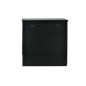 Cutie postala cu suport pentru ziare, 2 chei, de exterior, 33x30x8.5 cm, metal, negru