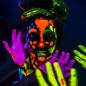 Vopsea glow UV albastru neon, formula non-toxica, pentru body painting, recipient 25 ml Vopsea glow UV albastru neon, formula non-toxica, pentru body painting, recipient 25 ml