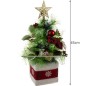 Decoratiune brad de Craciun artificial in ghiveci, inaltime 45 cm Decoratiune brad de Craciun artificial in ghiveci, inaltime 45 cm
