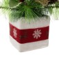 Decoratiune brad de Craciun artificial in ghiveci, inaltime 45 cm Decoratiune brad de Craciun artificial in ghiveci, inaltime 45 cm