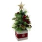 Decoratiune brad de Craciun artificial in ghiveci, inaltime 45 cm Decoratiune brad de Craciun artificial in ghiveci, inaltime 45 cm