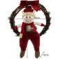 Coronita pentru usa, elf Craciun, inaltime 55 cm, diametru 36 cm Coronita pentru usa, elf Craciun, inaltime 55 cm, diametru 36 cm