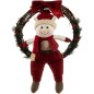 Coronita pentru usa, elf Craciun, inaltime 55 cm, diametru 36 cm Coronita pentru usa, elf Craciun, inaltime 55 cm, diametru 36 cm