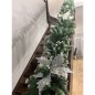 Ghirlanda decorativa de brad artificial, crengi aspect nins, lungime 270 cm, latime 29 cm Ghirlanda decorativa de brad artificial, crengi aspect nins, lungime 270 cm, latime 29 cm