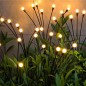 Lampa solara decorativa, 8 LED-uri 3000K, 25 lm, senzor crepuscular, inaltime 73 cm, autonomie maxim 8 ore Lampa solara decorativa, 8 LED-uri 3000K, 25 lm, senzor crepuscular, inaltime 73 cm, autonomie maxim 8 ore