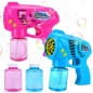 Pistol electric baloane sapun, rezervor solutie 150 ml, 5 orificii, alimentare cu baterii