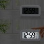 Ceas digital multifunctional LED, ora, data, temperatura, alarma, lumina fundal, snooze, alb