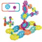 Set de constructie Fulgi de zapada, 120 elemente diferite dimensiuni, multicolor Set de constructie Fulgi de zapada, 120 elemente diferite dimensiuni, multicolor