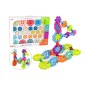 Set de constructie Fulgi de zapada, 120 elemente diferite dimensiuni, multicolor Set de constructie Fulgi de zapada, 120 elemente diferite dimensiuni, multicolor