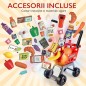 Set supermaket de jucarie, 54 accesorii, sunete, lumini, POS, scanner, cos cumparaturi, multicolor Set supermaket de jucarie, 54 accesorii, sunete, lumini, POS, scanner, cos cumparaturi, multicolor