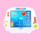 Kit medical pentru copii, 18 piese, carucior cu EKG, stetoscop, otoscop, bisturiu, foarfece, sunete si lumini, inaltime 58 cm Kit medical pentru copii, 18 piese, carucior cu EKG, stetoscop, otoscop, bisturiu, foarfece, sunete si lumini, inaltime 58 cm