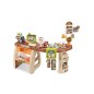 Supermarket pentru copii, 52 piese, sunete si lumini, casa de marcat, bani falsi, espressor, multicolor Supermarket pentru copii, 52 piese, sunete si lumini, casa de marcat, bani falsi, espressor, multicolor