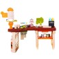 Supermarket pentru copii, 52 piese, sunete si lumini, casa de marcat, bani falsi, espressor, multicolor Supermarket pentru copii, 52 piese, sunete si lumini, casa de marcat, bani falsi, espressor, multicolor