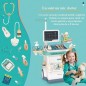 Statie medicala pentru copii, 26 accesorii, sunete si lumini, stetoscop, radiografii, seringa, 3 ani+