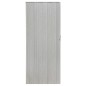 Usa de interior plianta tip acordeon, 203x90cm, stejar gri, 0,7mm