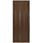 Usa de interior plianta tip acordeon, 203x80cm, wenge mat, 6mm