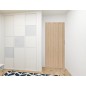 Usa de interior plianta tip acordeon, 203x80cm, stejar mat inchis, 6mm Usa de interior plianta tip acordeon, 203x80cm, stejar mat inchis, 6mm