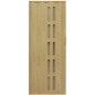Usa de interior plianta cu geam tip acordeon, 203x80cm, stejar mat deschis, 6mm Usa de interior plianta cu geam tip acordeon, 203x80cm, stejar mat deschis, 6mm