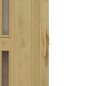 Usa de interior plianta cu geam tip acordeon, 203x80cm, stejar mat deschis, 6mm Usa de interior plianta cu geam tip acordeon, 203x80cm, stejar mat deschis, 6mm