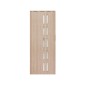 Usa de interior plianta cu geam tip acordeon, 203x80cm, stejar deschis, 6mm