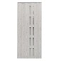 Usa de interior plianta cu geam tip acordeon, 203x80cm, stejar alaska mat, 6mm