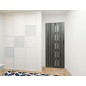Usa de interior plianta cu geam tip acordeon, 203x100cm, stejar grafit mat, 6mm Usa de interior plianta cu geam tip acordeon, 203x100cm, stejar grafit mat, 6mm