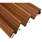 Usa de interior plianta tip acordeon, 203x80cm, nuc mat, 10mm Usa de interior plianta tip acordeon, 203x80cm, nuc mat, 10mm