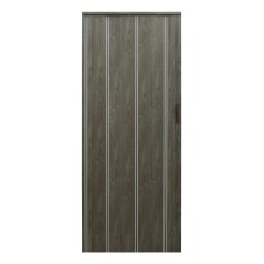 Usa de interior plianta tip acordeon, 203x80cm, stejar grafit mat, 10mm