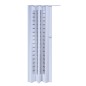 Usa de interior plianta tip acordeon, 203x86cm, stejar alb mat, 12mm
