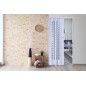 Usa de interior plianta tip acordeon, 203x86cm, stejar alb mat, 12mm