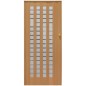 Usa de interior plianta cu geam tip acordeon, 203x86cm, fag mat mat, 12mm Usa de interior plianta cu geam tip acordeon, 203x86cm, fag mat mat, 12mm