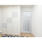Usa de interior plianta cu geam tip acordeon, 203x86cm, stejar alaska, 12mm
