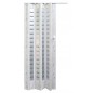 Usa de interior plianta cu geam tip acordeon, 203x86cm, stejar alaska, 12mm