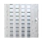 Usa de interior plianta cu geam tip acordeon, 203x86cm, stejar alaska, 12mm
