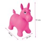 Calut gonflabil din cauciuc, jucarie saltareata 58x26x52 cm, roz Calut gonflabil din cauciuc, jucarie saltareata 58x26x52 cm, roz