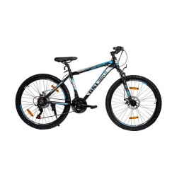 Bicicleta Mountain Bike, roti 26 inch, cadru aluminiu,21 viteze Shimano, frane pe disc, albastru