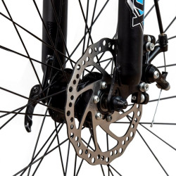 Bicicleta Mountain Bike, roti 26 inch, cadru aluminiu,21 viteze Shimano, frane pe disc, albastru