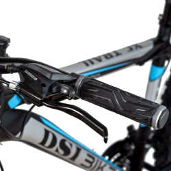 Bicicleta Mountain Bike, roti 26 inch, cadru aluminiu,21 viteze Shimano, frane pe disc, albastru