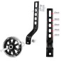Roti ajutatoare pentru bicicleta, silicon, iluminare LED multicolor, set 2 bucati, reglabile 12-20 inch