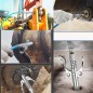 Cupla pentru pompe gresare, maner dublu, autoblocare, otel inoxidabil Cupla pentru pompe gresare, maner dublu, autoblocare, otel inoxidabil