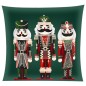 Fata de perna decorativa de Craciun, model Spargatorul de nuci, inchidere cu fermoar, 45x45 cm Fata de perna decorativa de Craciun, model Spargatorul de nuci, inchidere cu fermoar, 45x45 cm