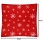Set 4 fete de perna, tematica de Craciun, inchidere cu fermoar, 45x45 cm, alb si rosu Set 4 fete de perna, tematica de Craciun, inchidere cu fermoar, 45x45 cm, alb si rosu