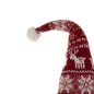 Spiridus de Craciun cu punga decorativa pentru sticle, 55 x 18 x 22 cm, alb, rosu Spiridus de Craciun cu punga decorativa pentru sticle, 55 x 18 x 22 cm, alb, rosu
