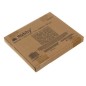 Set 30 decoratiuni din lemn pentru brad, diverse modele, inaltime figurina 2,5 - 4 cm, rosu