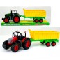 Tractor agricol cu remorca basculanta si frictiune, 54 cm, multicolor Tractor agricol cu remorca basculanta si frictiune, 54 cm, multicolor