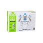 Robot electric cu asamblare, functie mers/miscare, buton ON/OFF, 8 ani+, alb, albastru Robot electric cu asamblare, functie mers/miscare, buton ON/OFF, 8 ani+, alb, albastru