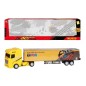 Camion cu remorca de transport, frictiune, 60 x 16 x 10.5, varsta 3 ani+ Camion cu remorca de transport, frictiune, 60 x 16 x 10.5, varsta 3 ani+