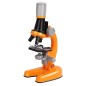 Microscop optic pentru copii, 1200x, lumini, reglabil, portocaliu Microscop optic pentru copii, 1200x, lumini, reglabil, portocaliu